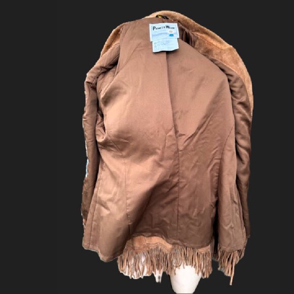 Pioneer Wear Authentic Ladies 14 Fringed Western Jacket Preowned - Picture 3 of 10